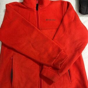 Columbia Vibrant Red Fleece Jacket